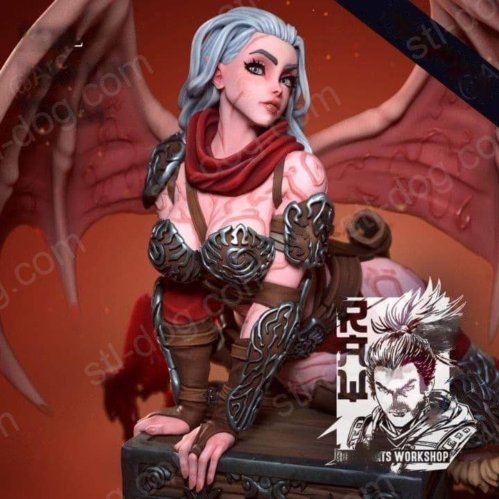 女恶魔 3D打印模型图纸